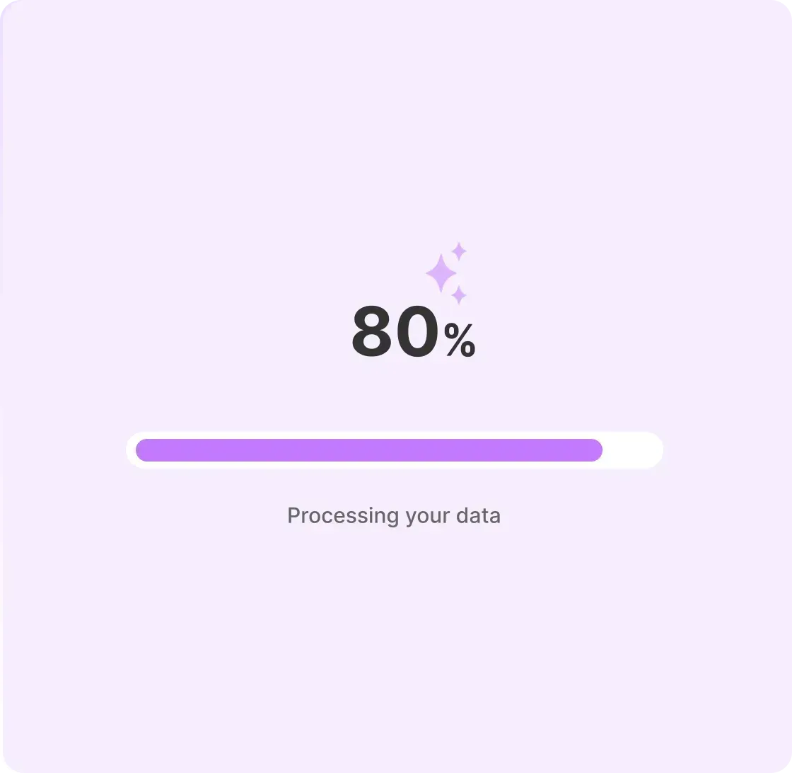 Processamento instantâneo com IA